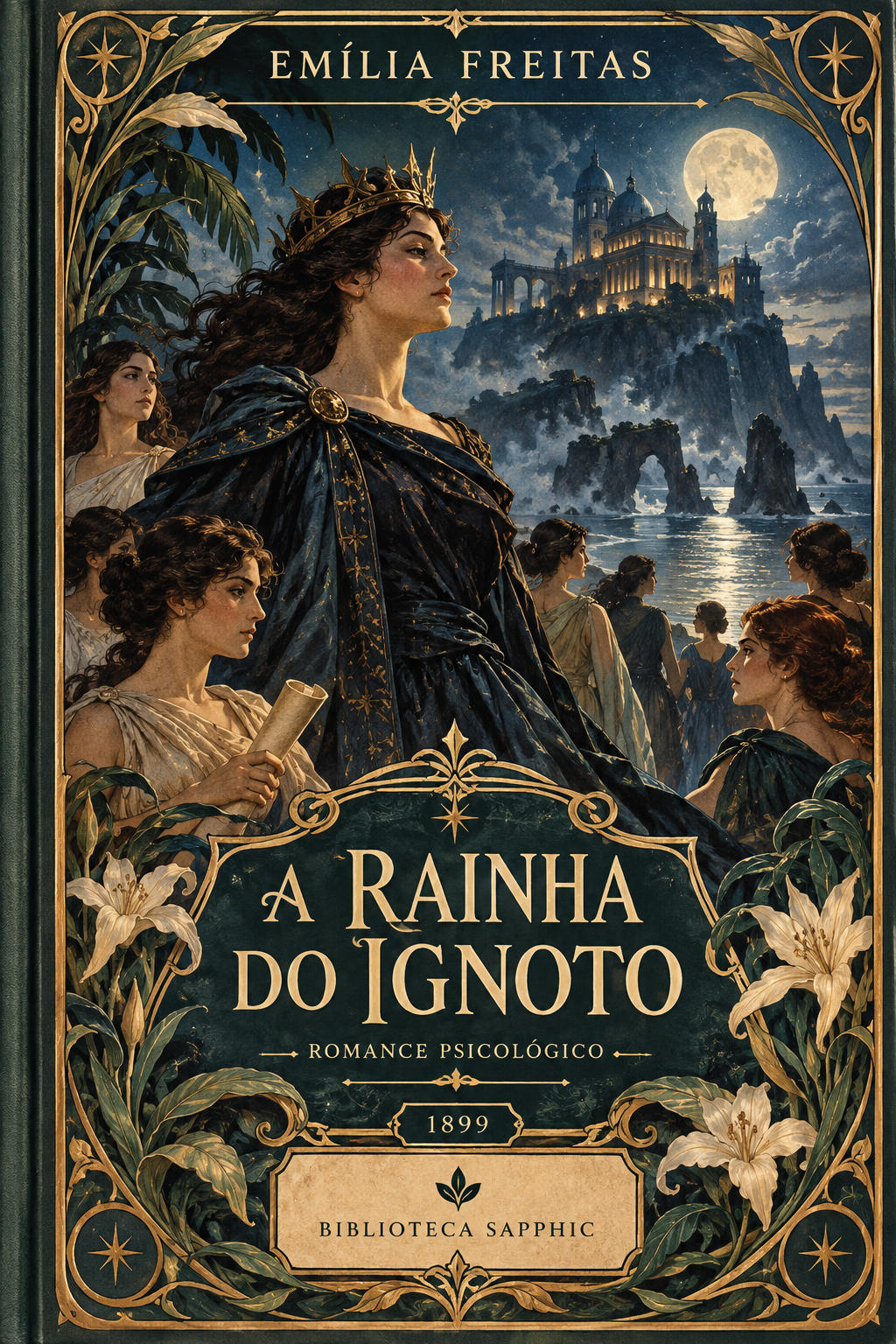 Capa de A Rainha do Ignoto