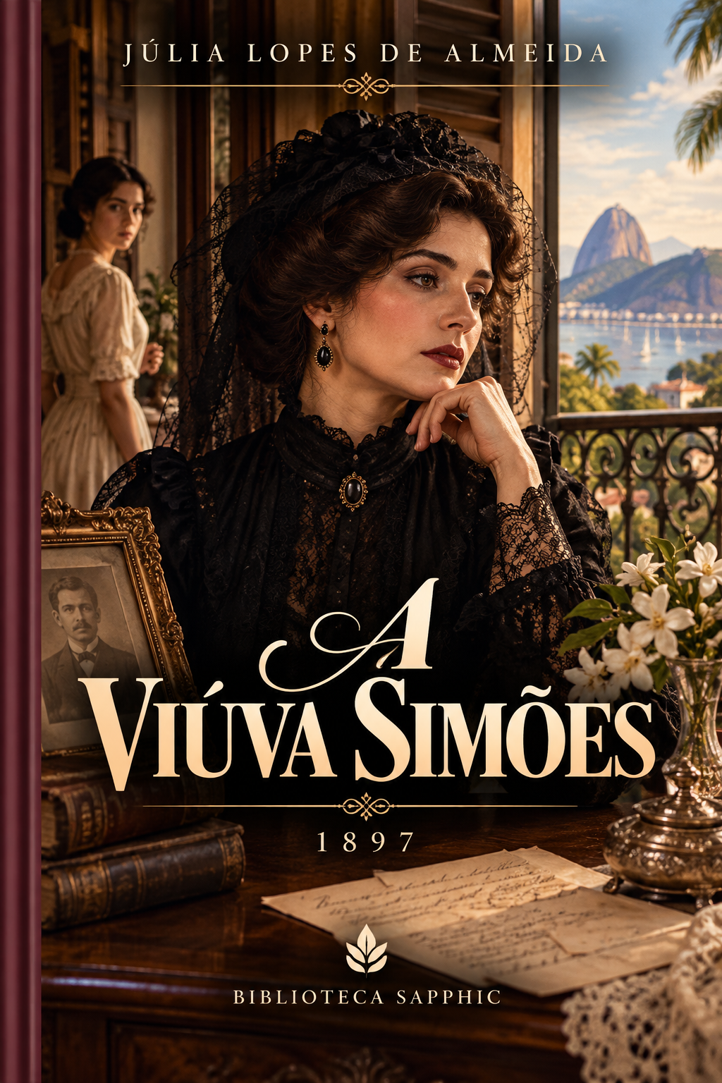 Capa de A Viúva Simões, de Júlia Lopes de Almeida