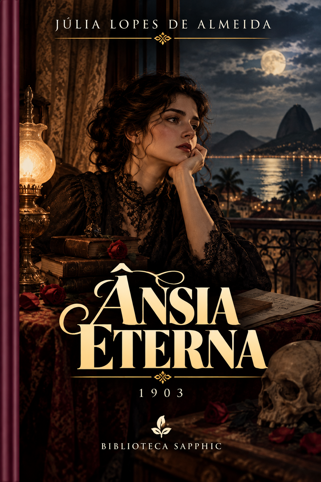 Capa de Ânsia Eterna, de Júlia Lopes de Almeida
