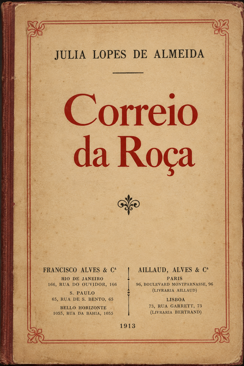Capa de Correio da Roça, de Júlia Lopes de Almeida