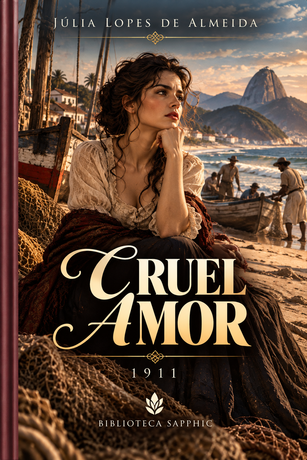 Capa de Cruel Amor, de Júlia Lopes de Almeida