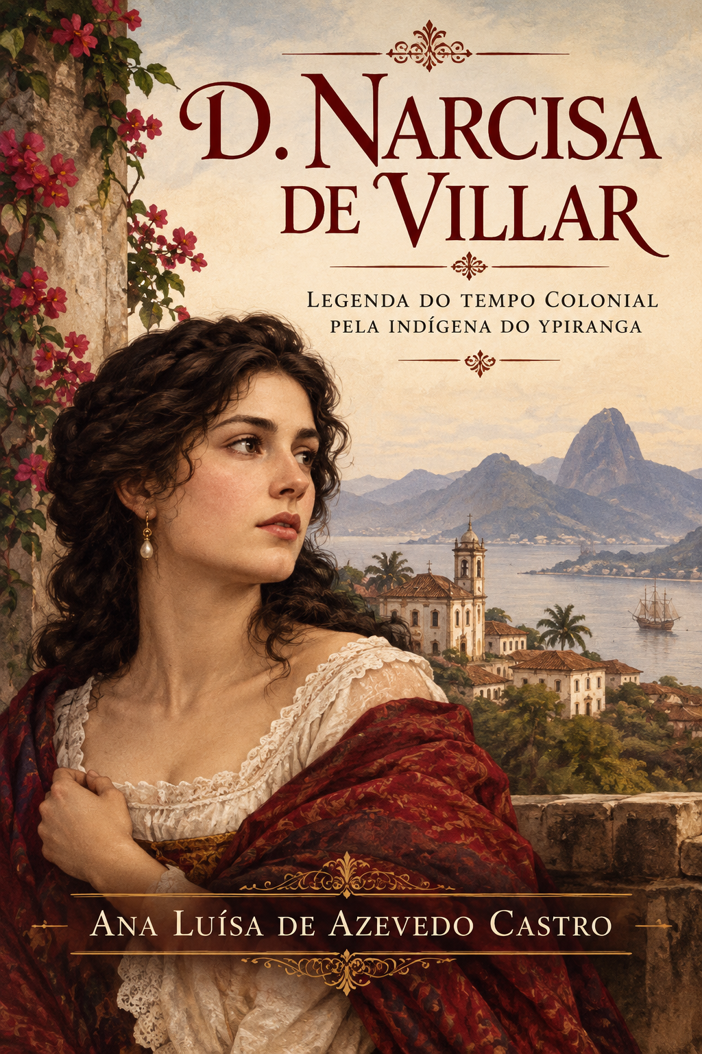 Capa de D. Narcisa de Villar, de Ana Luísa de Azevedo Castro